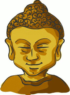 Het hoofd van Boeddha